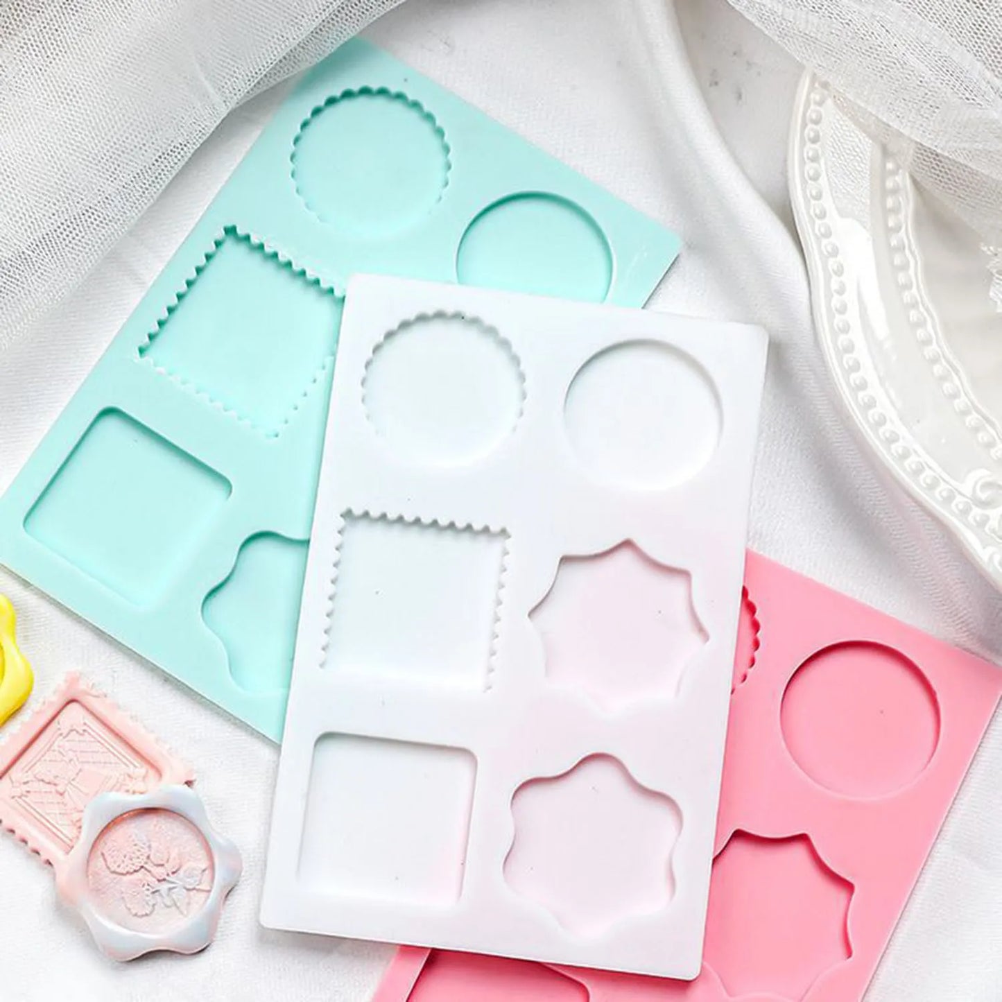 Wax Seal Stamp Silicone Mold Pad for 25mm Stamp Craft Tools