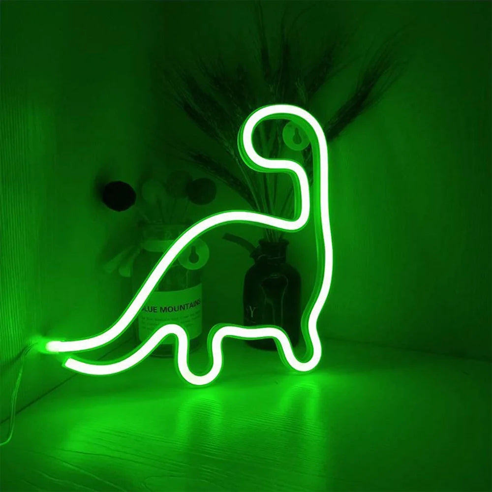 USB/Battery LED Neon Sign Lights Musical Note Wall Art Decor