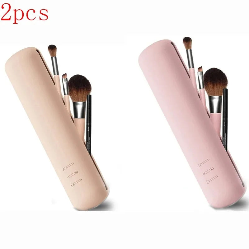 Makeup Bag Makeup Brush Pouch Cosmetic Organizer Travel Holder Storage Brush Case Brush Makeup Bag Pouch Silicon Makeup Bag