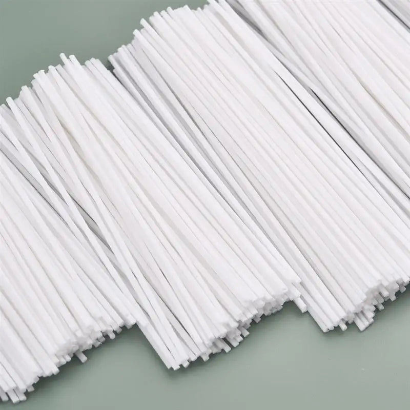 30-100Pcs Waxed Cotton Candle Wicks Set Smokeless DIY Supplies