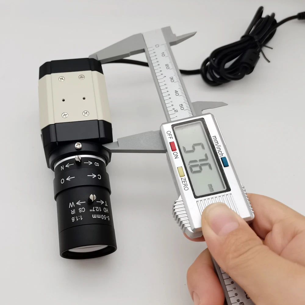 2K Full HD Webcam with Microphone and 3MP Varifocal Lens for YouTube Streaming and Video Calling