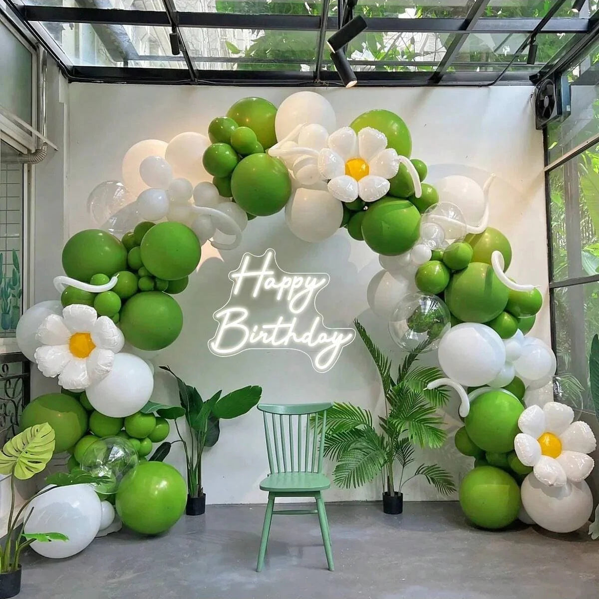 Happy Birthday Neon Sign Dimmable LED Wall Decor Light