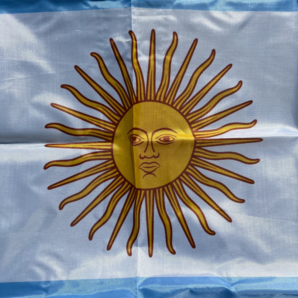 Argentina flag 90x150cm Polyester hanging polyester flag Argentina flag Festive sports Football banner Decorated flag