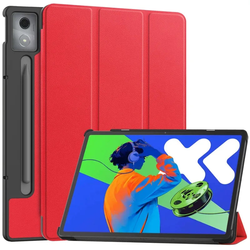Smart Case for Lenovo Xiaoxin Pad Pro 12.7 Inch 2025 Folding Flip Stand with Auto Sleep Feature Tablet Cover