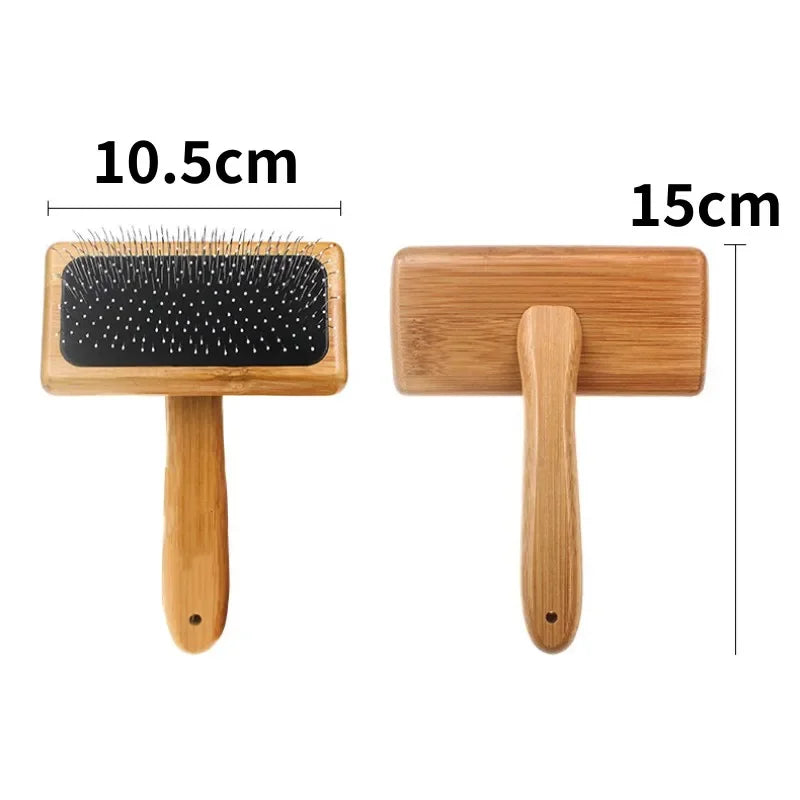 Dog Comb Wooden Dogs Brush Pet Hair Remover Dog Grooming Brush for Pet Hair Knot Opening Massage Cat Brushes Pet Accessories