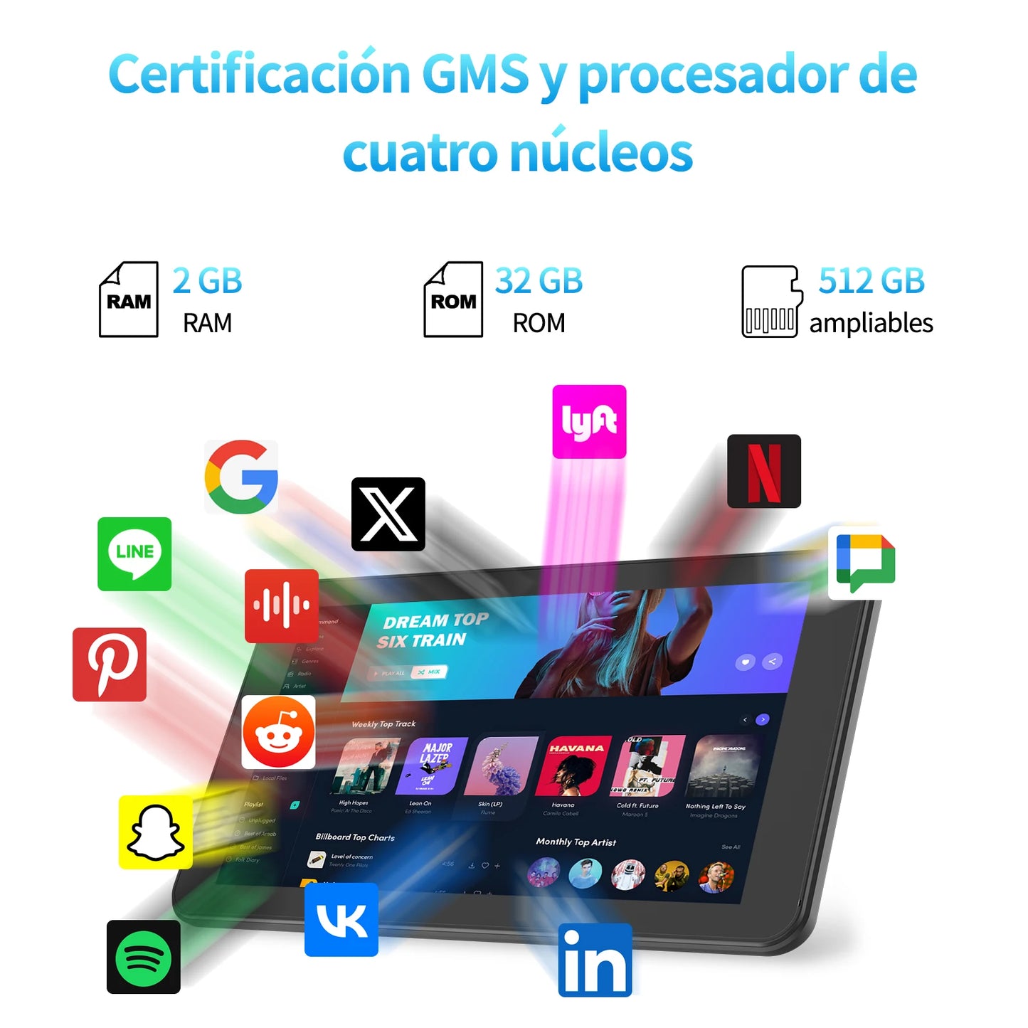 Tableta PC PRITOM de 7 pulgadas, 32 GB, Android 11, procesador de cuatro núcleos, pantalla IPS HD, cámara dual, WiFi, con funda protectora de PU