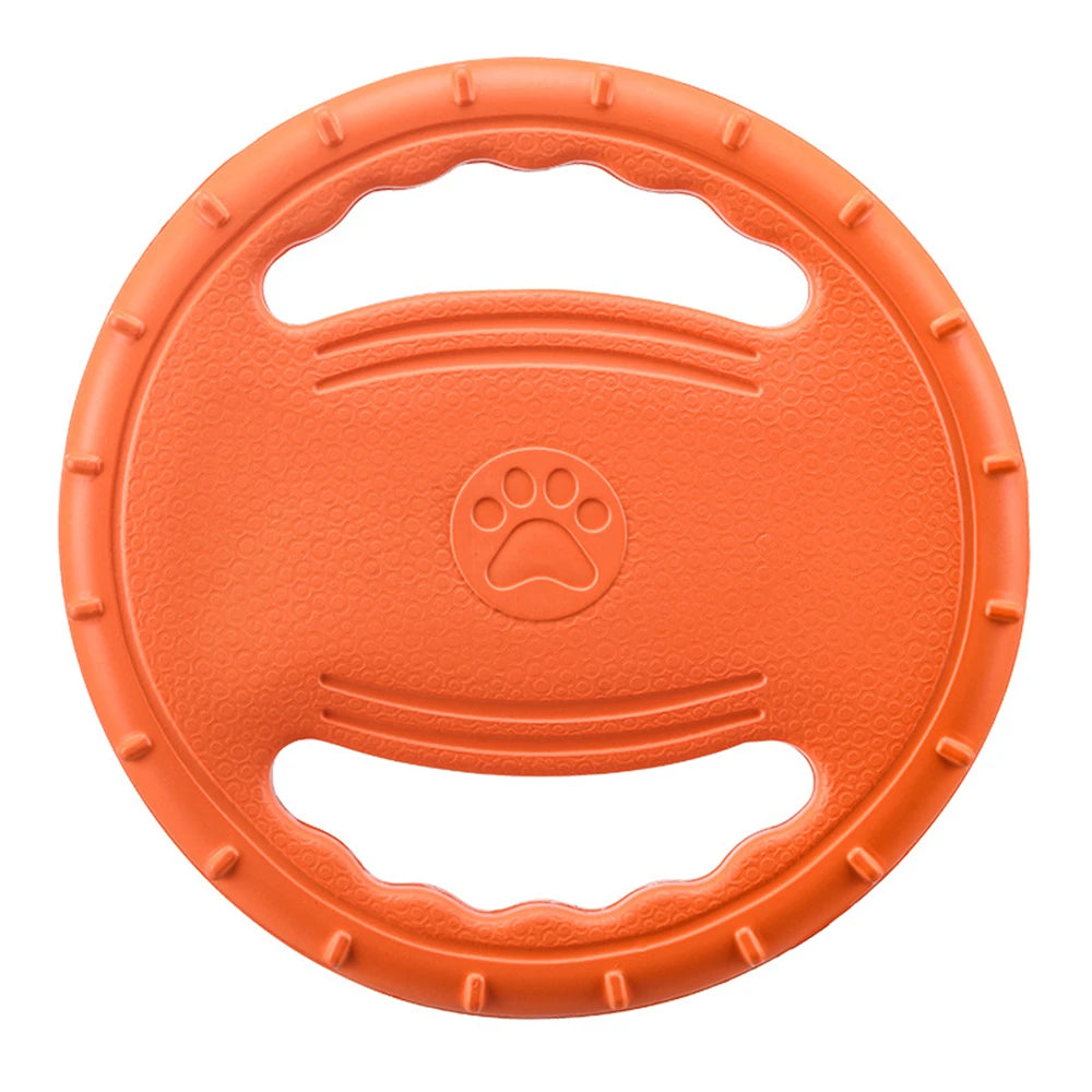 Pet Flying Disc Frisbe Toy Dog Training Pull Ring Bite Resistant Floating Toy Dog Outdoor Sports Interactive Game Frisbee