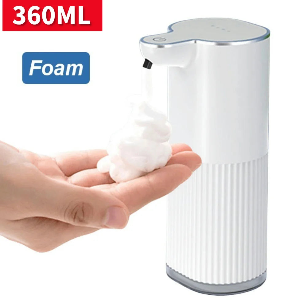 Automatic Touchless Foam Soap Dispenser USB Rechargeable 360-430ML Adjustable Hand Sanitizer with Infrared Sensing Technology