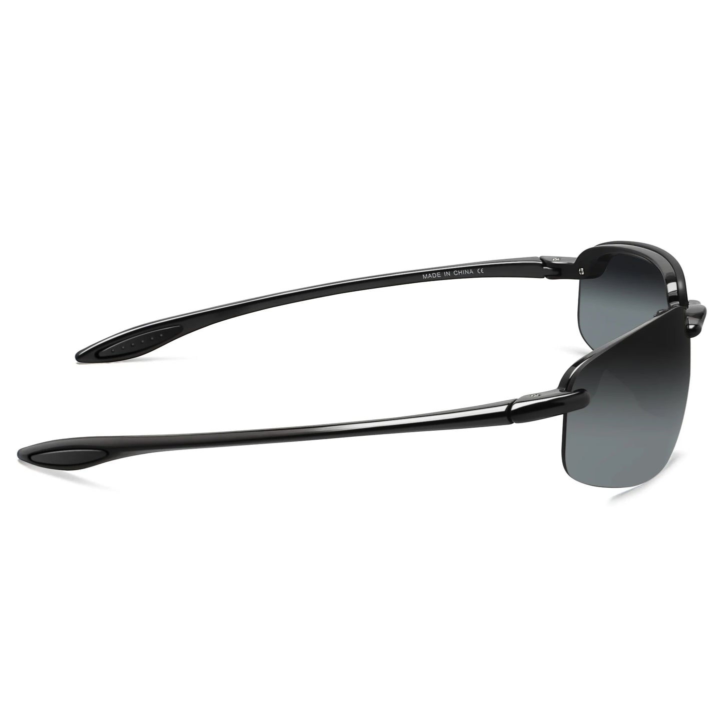 JULI Sports Sunglasses for Men Women UV400 TR90 Rimless 8001