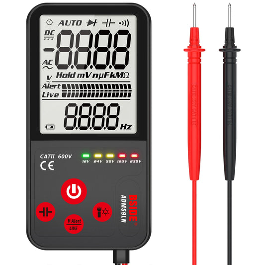 BSIDE Portable Digital Multimeter with AC DC Voltage Detection