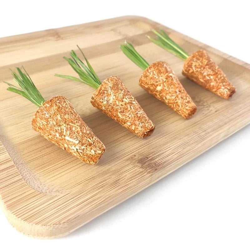 Bunny Chew Toy for Teething for Hay Treats for Rabbit Chinchilla Hamsters Chewin