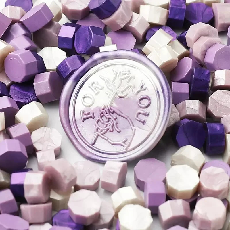 100Pc Retro Sealing Wax Seal Stamp Wax Beads for DIY Invitations