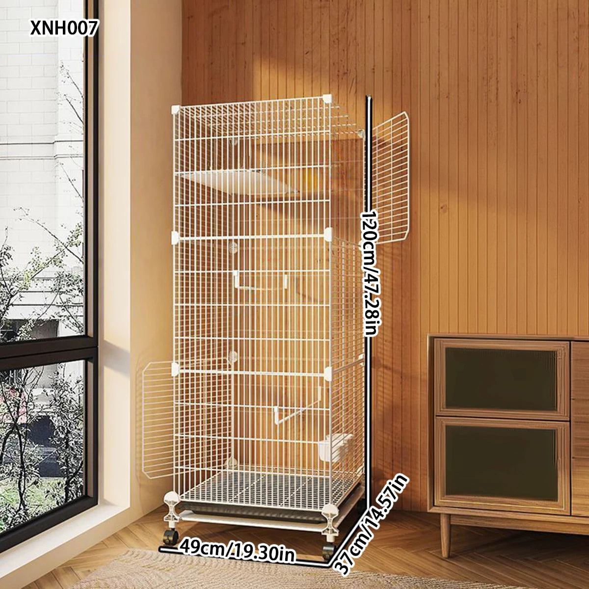 New Bird Cage Parrot Cage Myna Thrush Ecological Large Luxury House Black Phoenix Pearl Bird Special Breeding Box