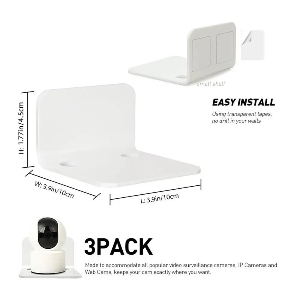 Wall Mounted Storage Holders Vinyl Acrylic Display Shelf Rack