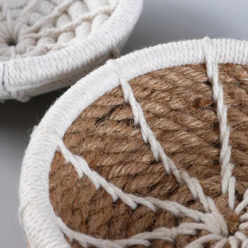 Hemp Rope Bird Nest Parrot Breeding Nest Bird Cage Bed for Budgies Parakeets Cockatiels