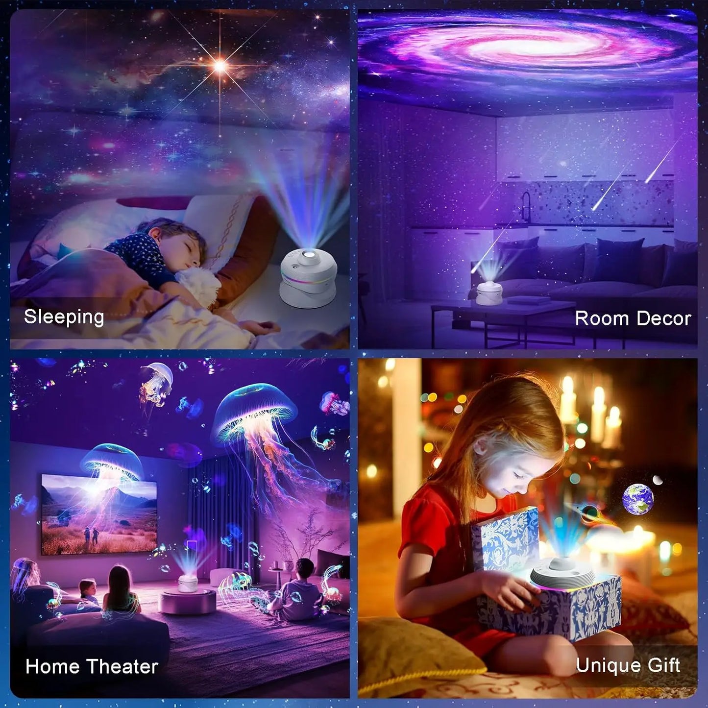 Xiaomi LED Night Light Galaxy Star Projector 4K HD 13 in 1 Planetarium for Bedroom Decor and Children Gift