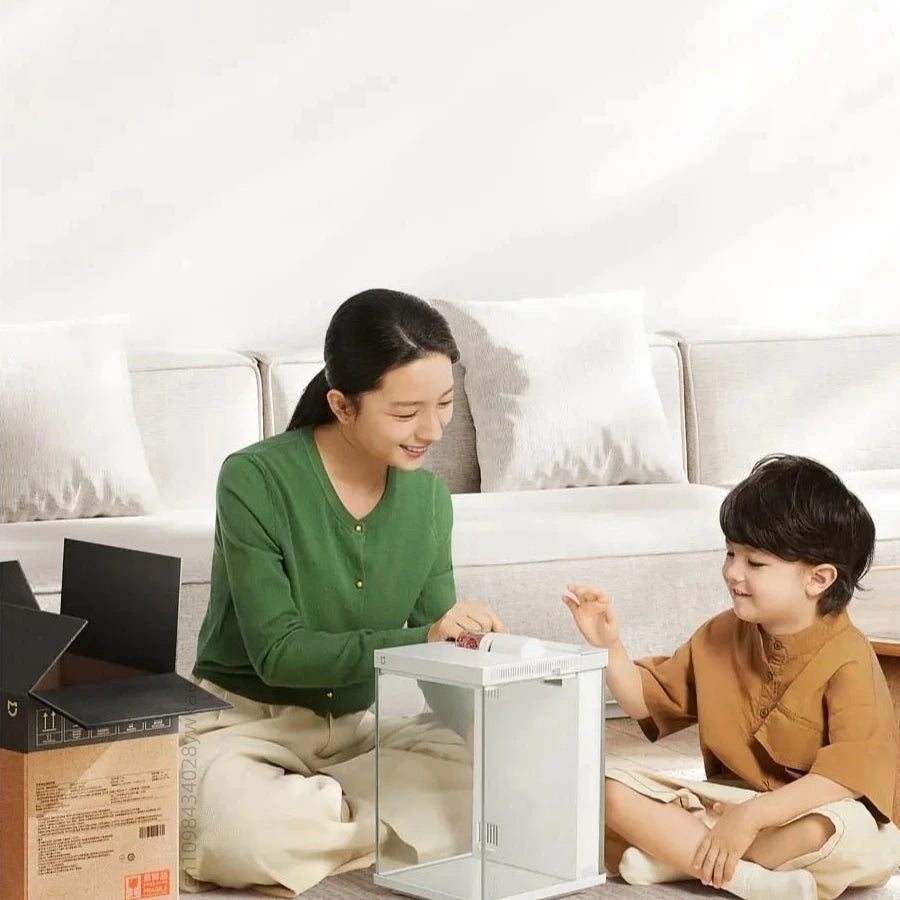 Xiaomi Mijia Smart Desktop Fish Tank 10L Remote Feeding Via APP Professional Filtration System Work With Mi Home APP
