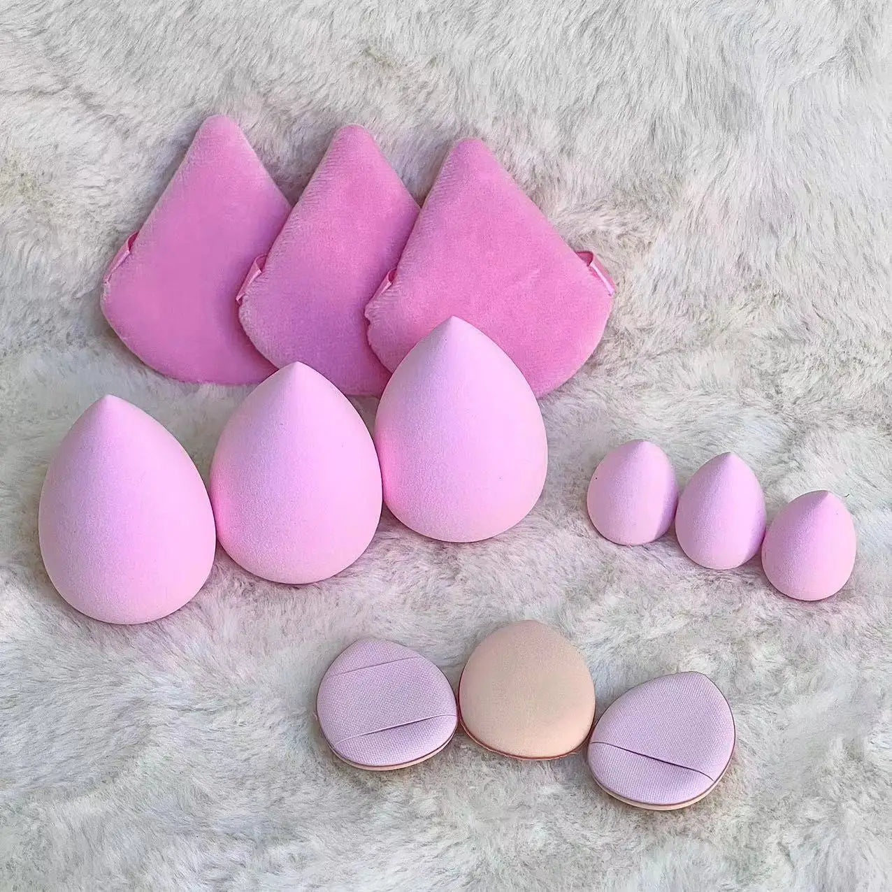 12Pcs Makeup Sponge Blender Beauty Egg Set for Flawless Application