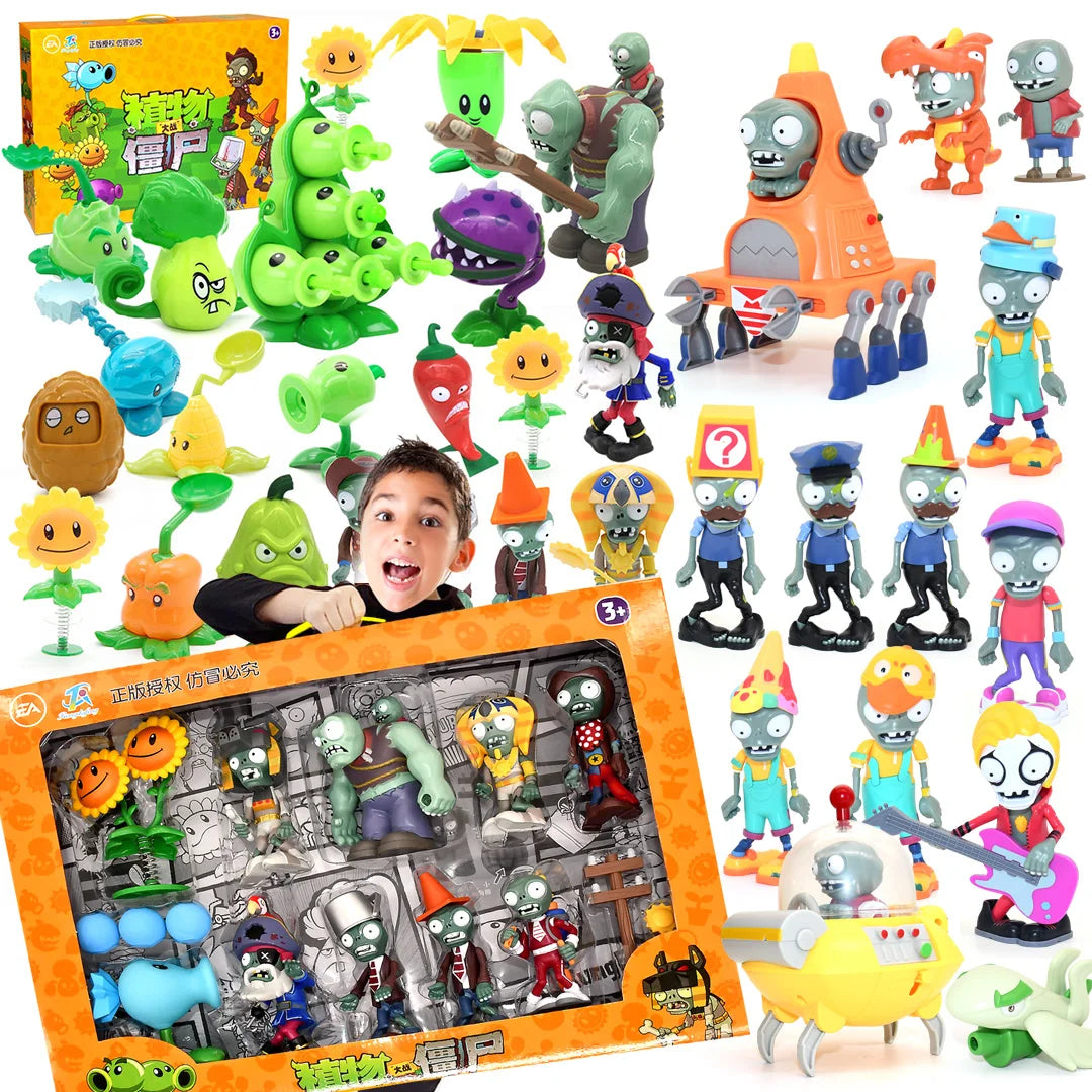 Plants vs Zombies 2 Full Set Toys Pea Shooter and Friends Role Play Action Figures for Kids