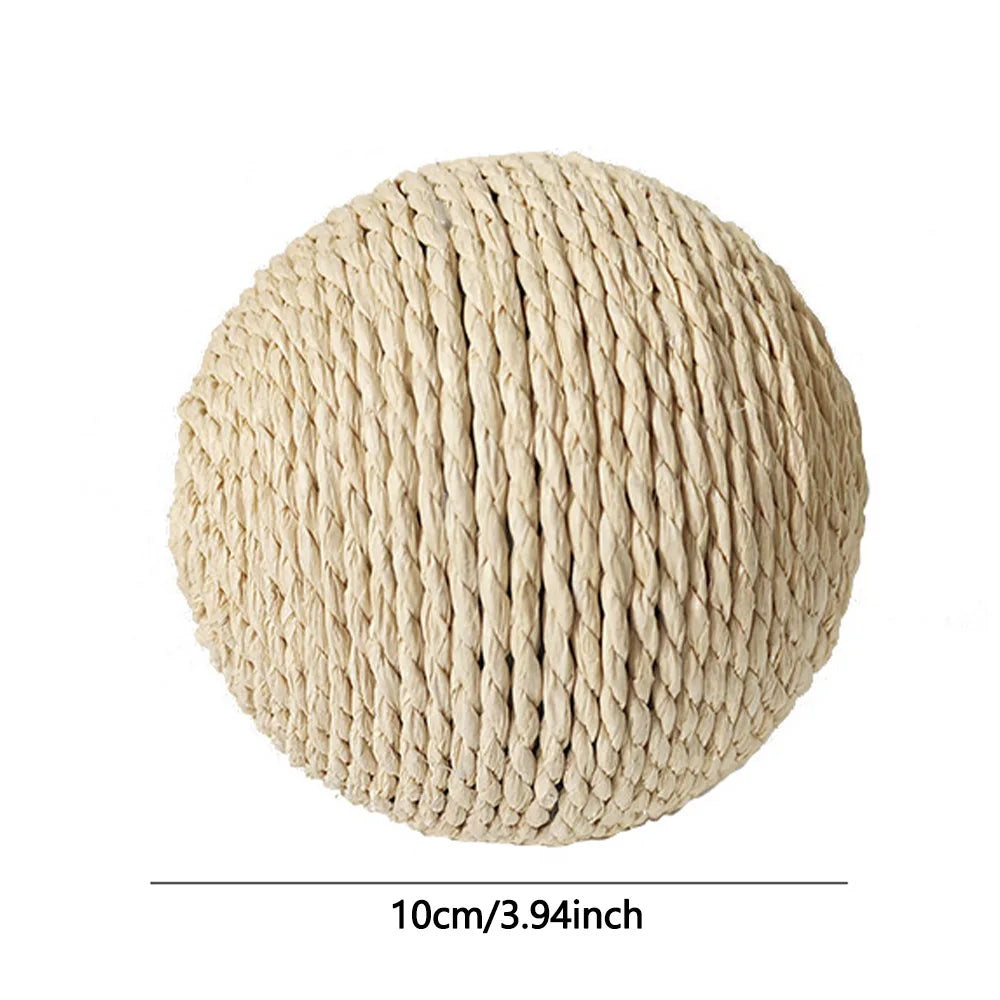 10CM Interactive Sisal Cat Scratching Ball Toy For Kitten Grinding Paws Toys Cats Scratcher Wear-resistant Pet Furniture supplie