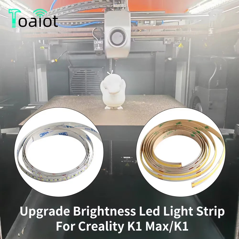 For Creality K1 K1max Upgraded LED Light Strip 24V Bright Lamp