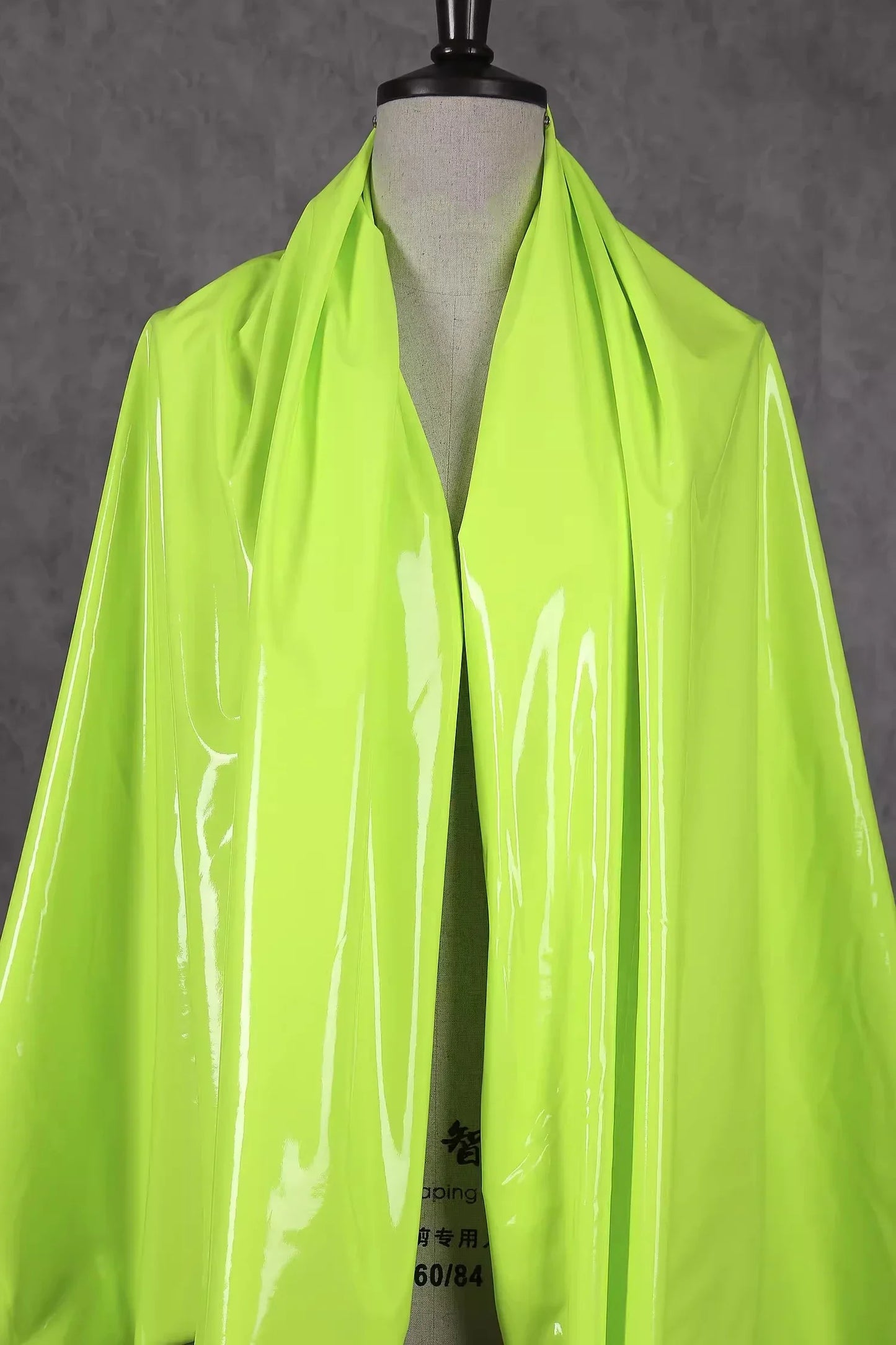 50x145cm Shiny Glossy Soft Leather Fabric Elastic Faux PU for DIY Sewing Dresses and Accessories