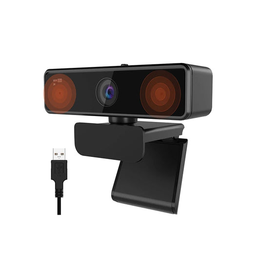 NURUM V11 2K Webcam with Dual Microphones 1080P 60fps and 1440P 30fps FHD for PC and Laptop Streaming and Conferencing