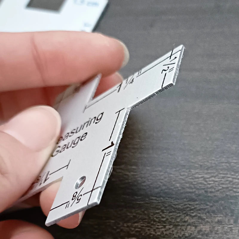 Precision Seam Measuring Gauge Quilting Ruler Template for Sewing and DIY Patchwork Craft Accessories 1 or 2 Pieces