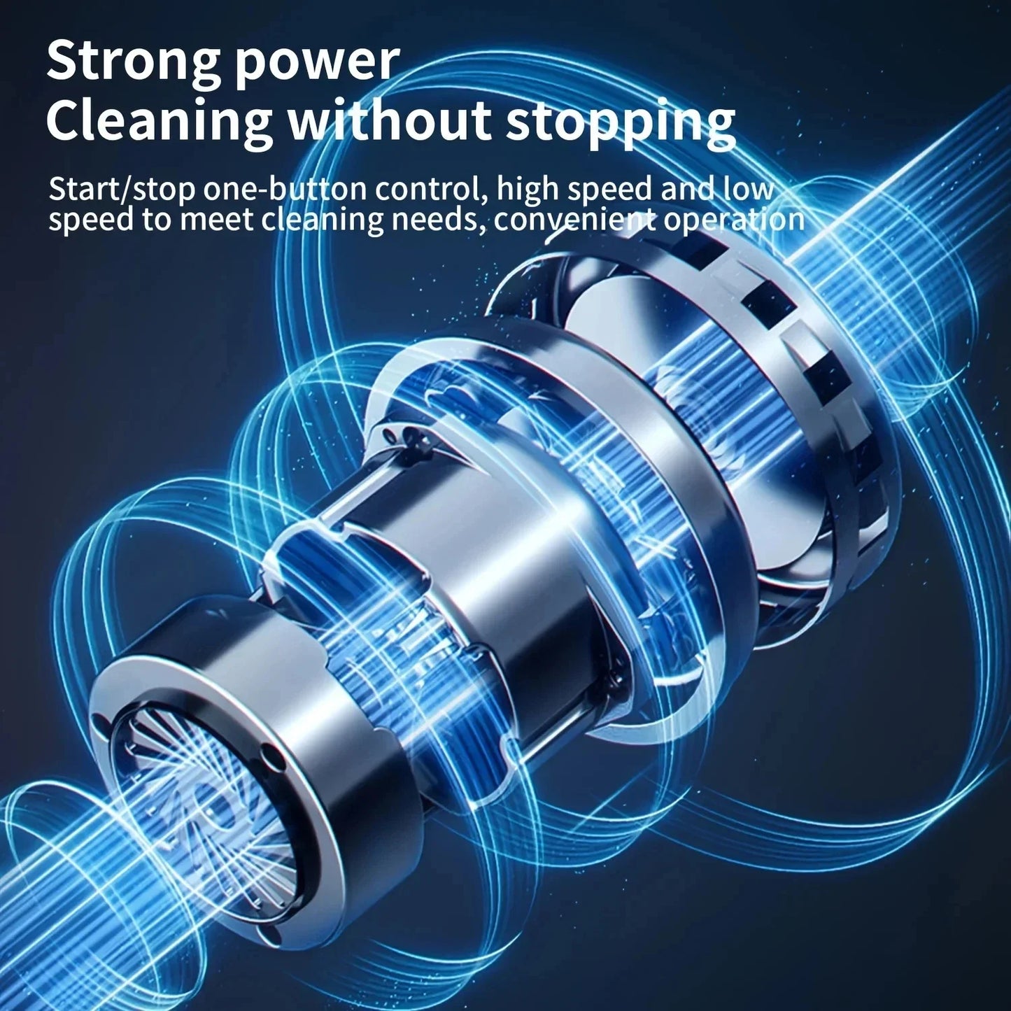 Wireless Electric Cleaning Brush IPX7 Waterproof USB Rechargeable Handheld Cleaner with Two Speed Settings for Multi-Functional Household Use