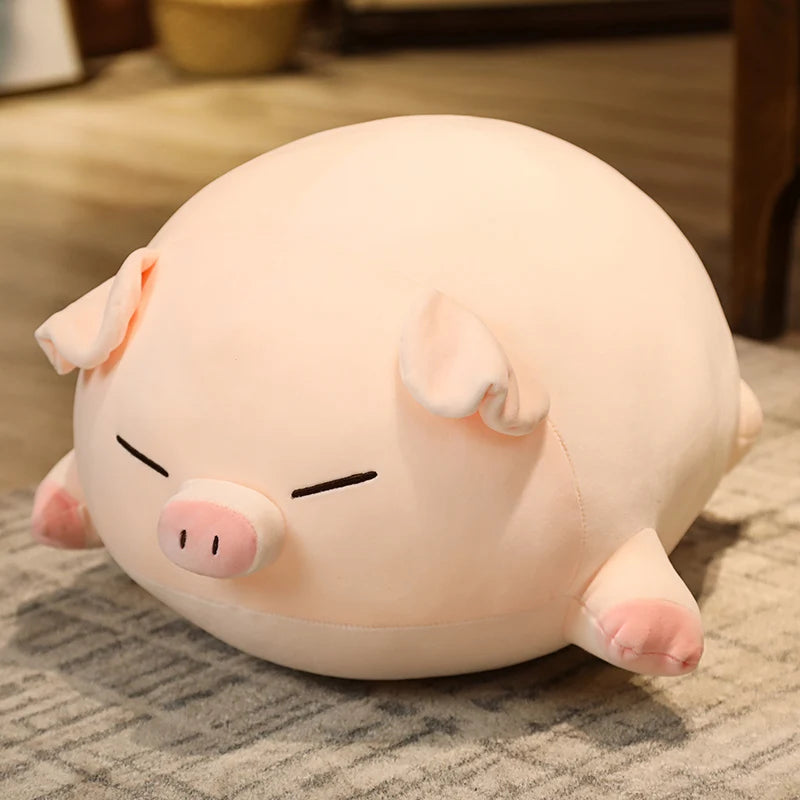 Squish Pig Stuffed Doll Plush Piggy Toy Soft Pillow Cushion for Kids and Babies Available in 40cm 50cm 60cm 80cm
