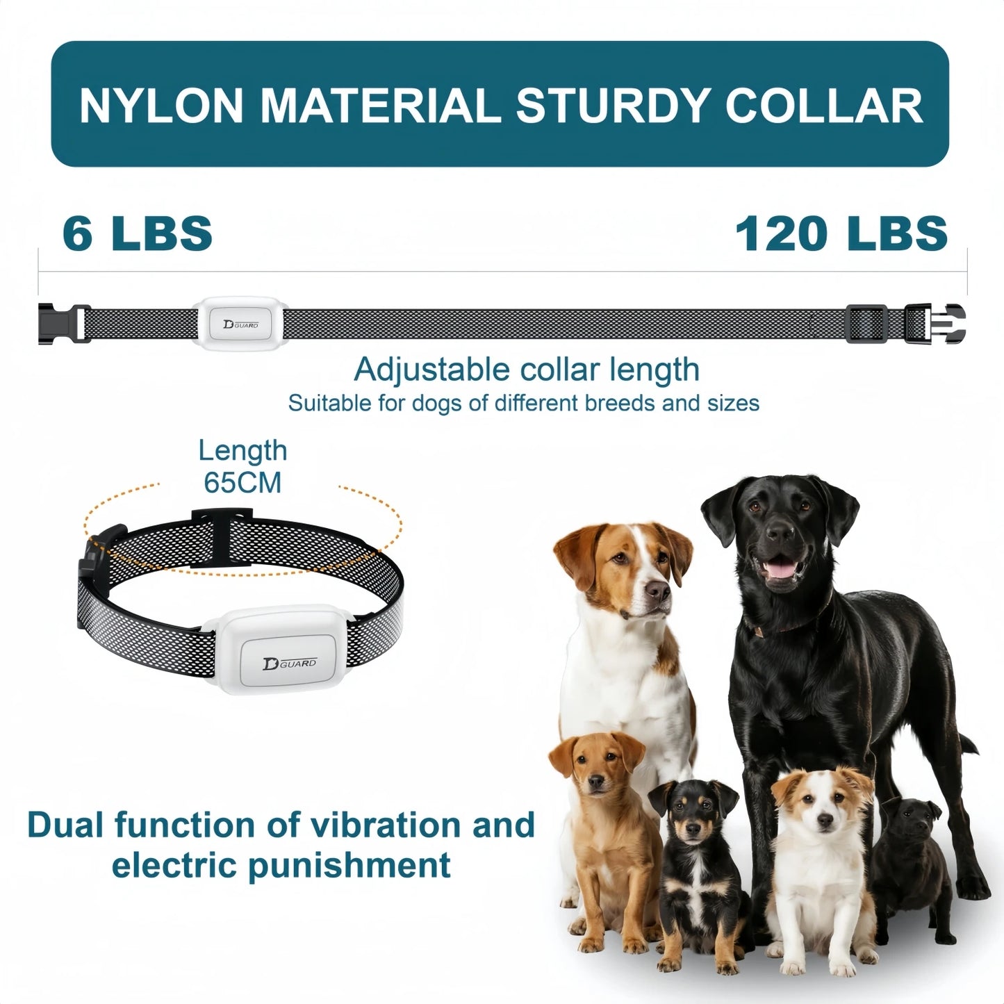 YHLC 3300ft Automatic Anti Barking Dog Collar, Rechargeable Bark Stopper, Stop Barkin, Electric Training Collar for Dog