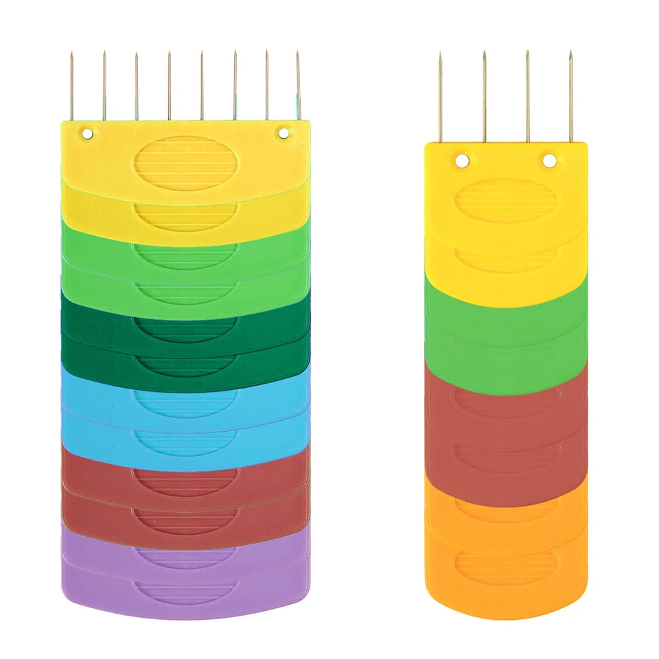 20 Piece Premium Stainless Steel Knitting Blockers Set with Blocking Combs and Mats for DIY Knitting and Crocheting