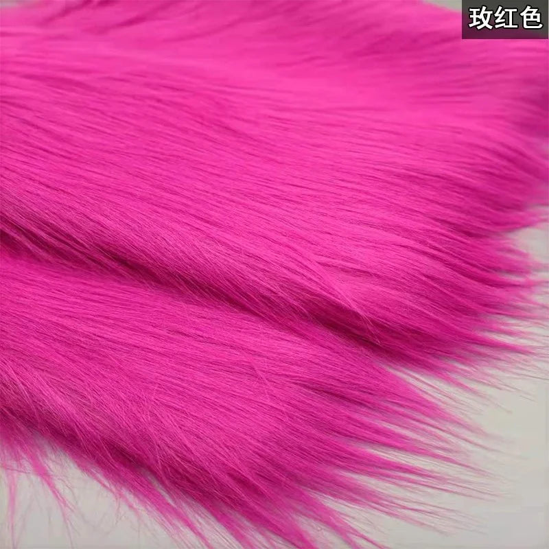 35 Colours 12cm Soft Imitation Plush Fur Fabric for DIY Photo Props Decorative Backgrounds Plush Mats and Animal Toys