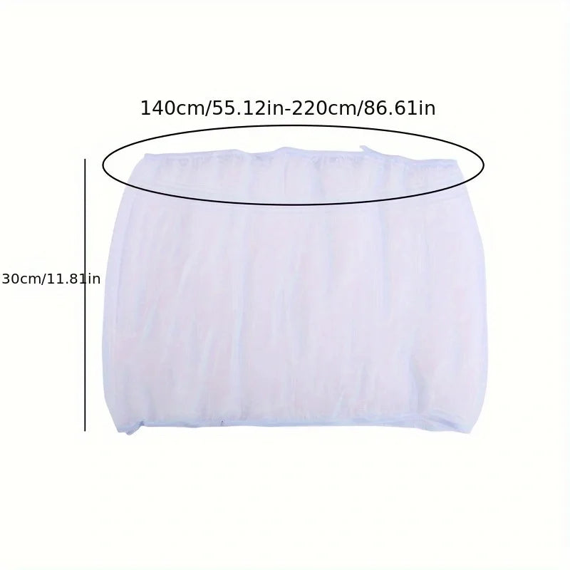 Nylon Mesh Bird Cage Cover Shell Skirt Net Easy Cleaning Seed Catcher Guard Bird Cage Accessories Airy Mesh Parrot Bird Cage Net