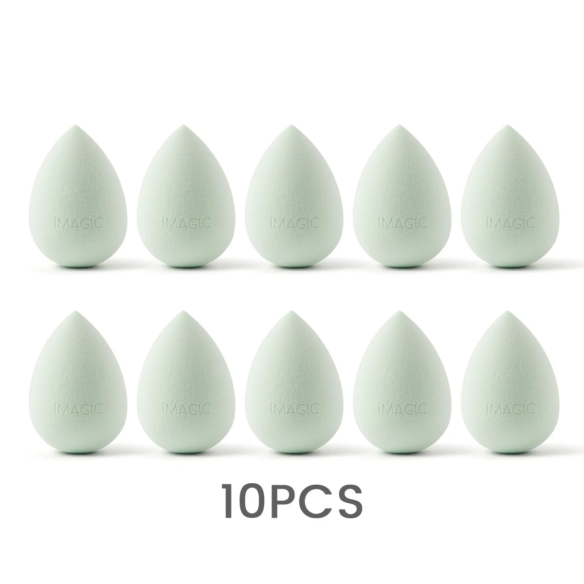 IMAGIC Professional Makeup Sponge Set 10 Pcs Ultra-Soft Wet and Dry Beauty Blender Puff for Flawless Application