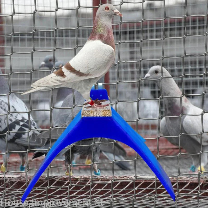 20 Pack Blue Plastic Pigeon Dove Rest Stand Frames - Bird Perches Roost Supplies