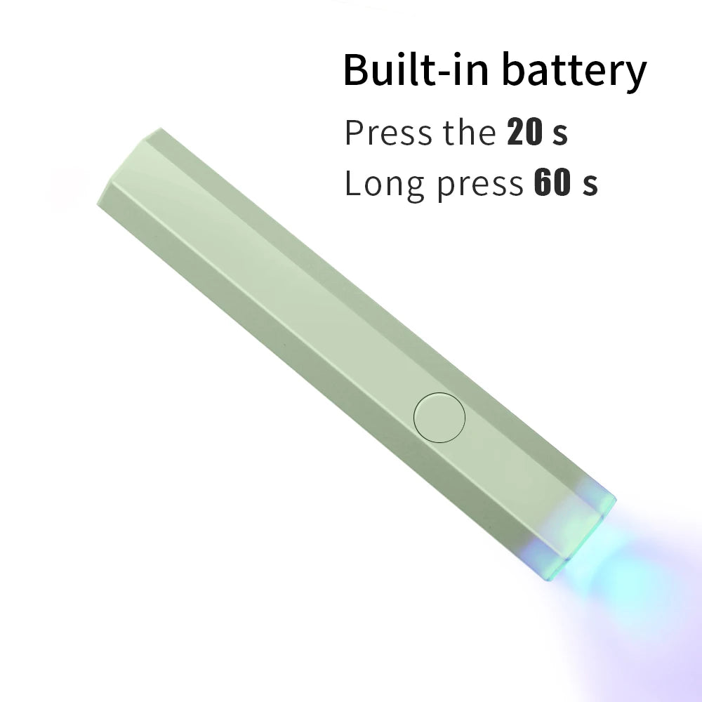 LULAA Handheld UV Light For Gel Nails Dryer Portable Lamp