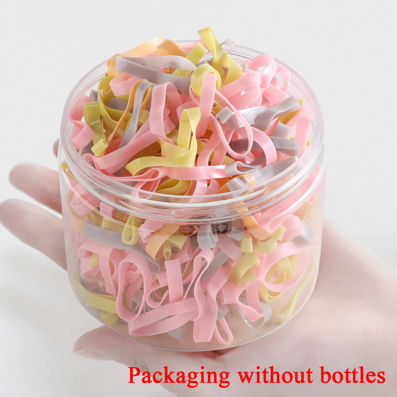 500Pcs Girls Colorful Thicken Disposable Rubber Bands Gum For Ponytail Holder Elastic Hair Bands Kids Hair Accessories