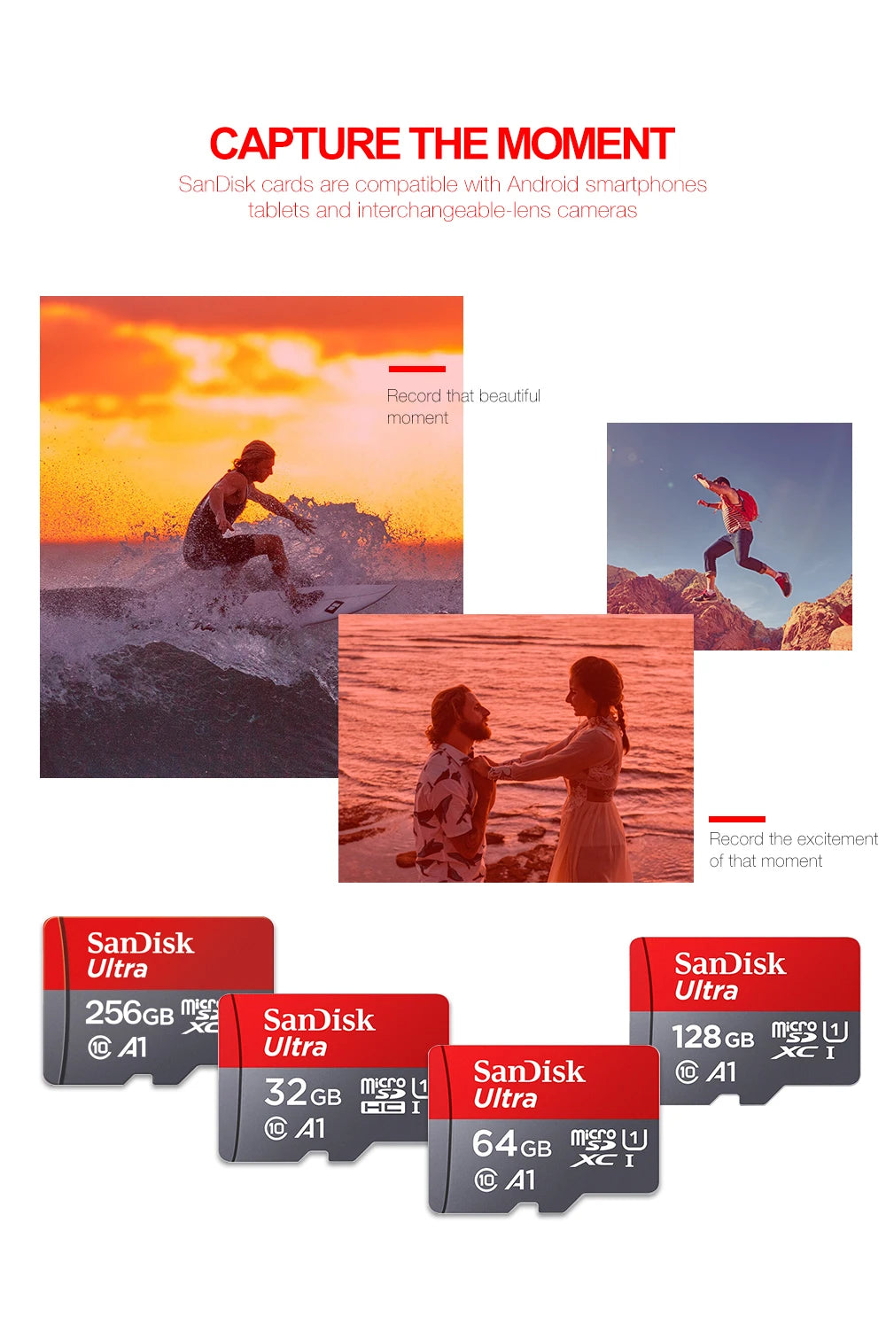 Tarjeta de memoria Micro SD Ultra Micro SD de 128 GB, 32 GB, 64 GB, 256 GB y 512 GB, A1, clase 10, para teléfono