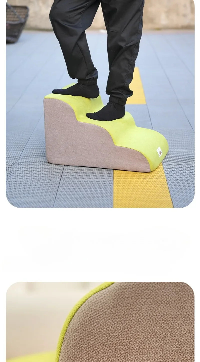 3 Layer Stair Dog Cat Ramp Ladder Memory Foam Washable Pet Supplies