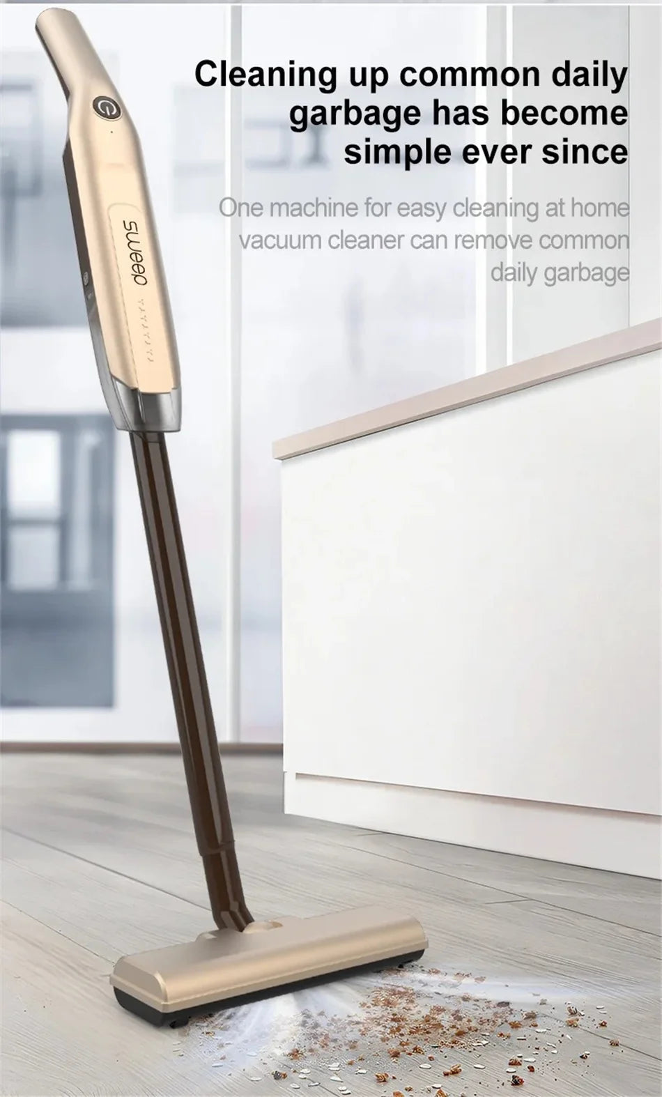 Handheld Wireless Vacuum Cleaner 20000Pa Powerful Suction Portable Car and Home Cleaning Machine with Metal Strainer