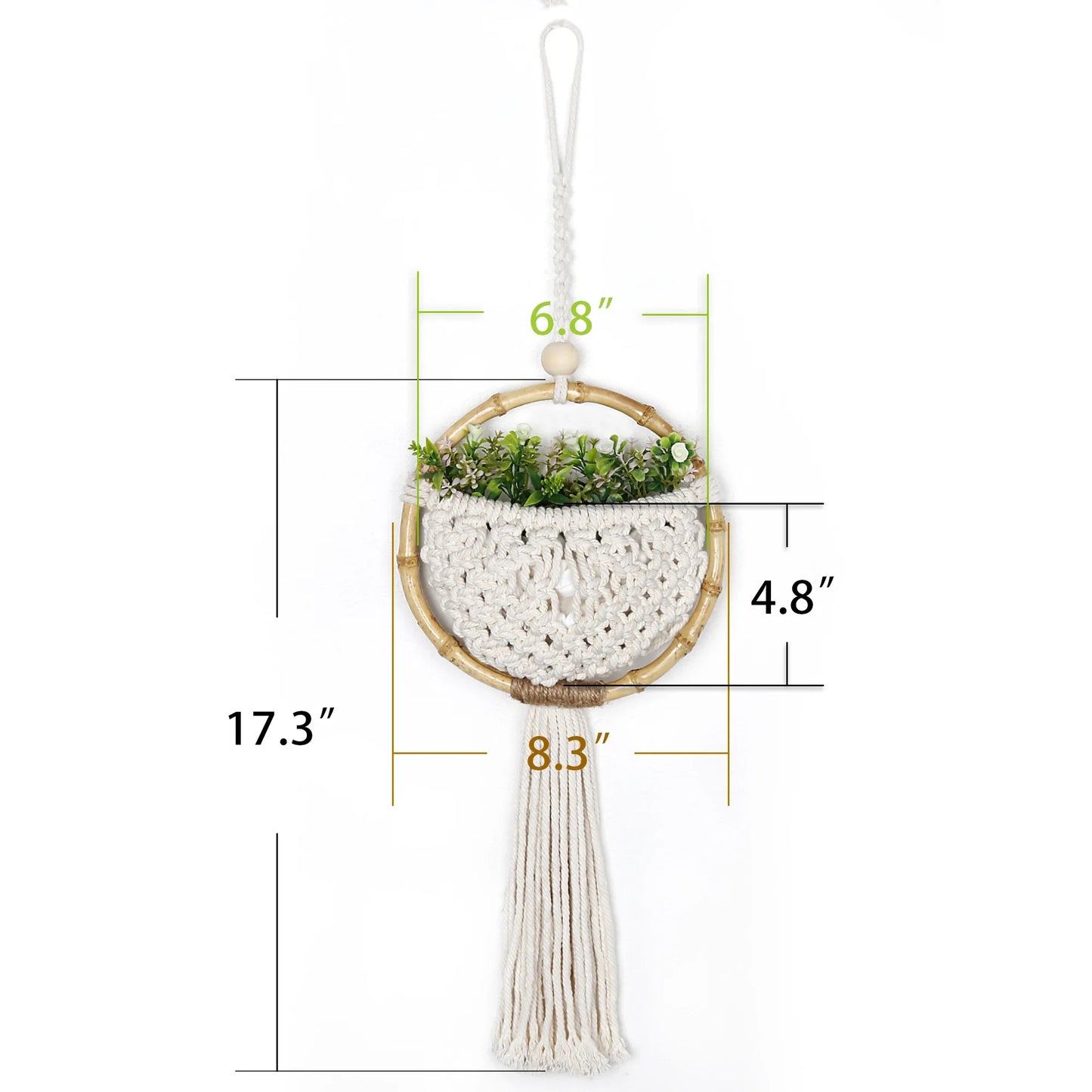 Macrame Wall Hanging Nordic Ins Door Decor Round Tapestry