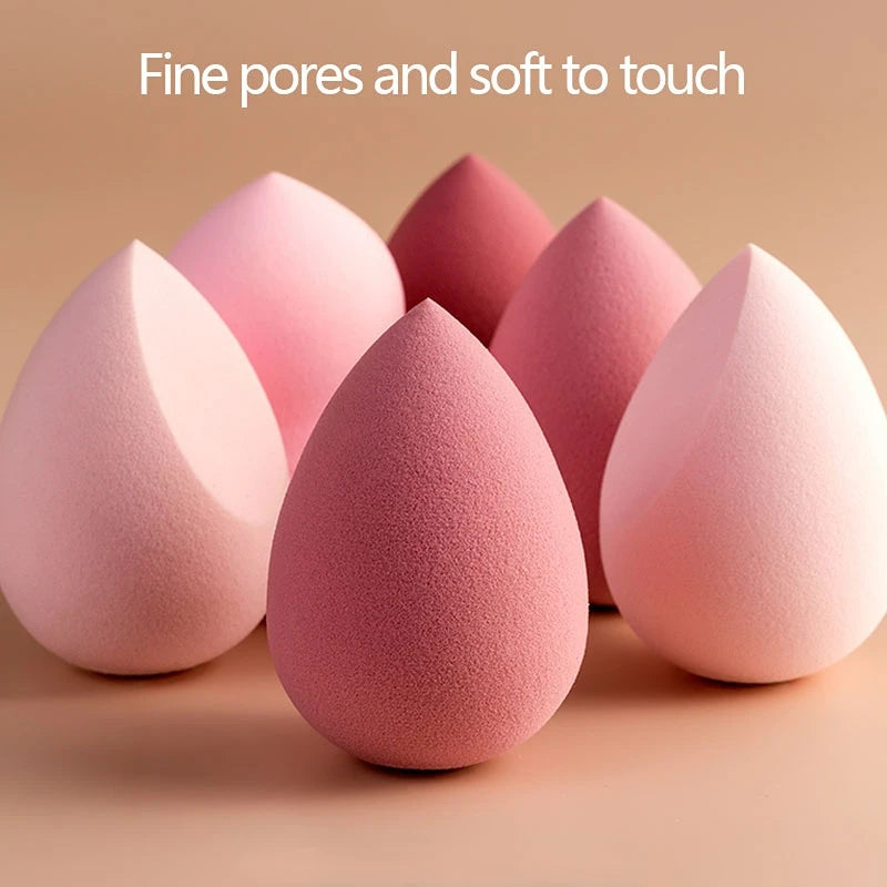 4pc/8pc Soft Makeup Sponge Set for Dry Wet Dual Use Beauty Tool