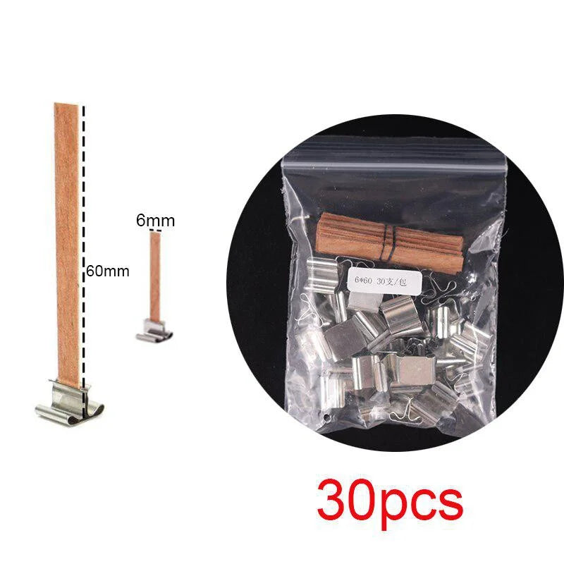 DIY Wax Core 61 M Long Cotton Woven Candle Lamp Wick Kit