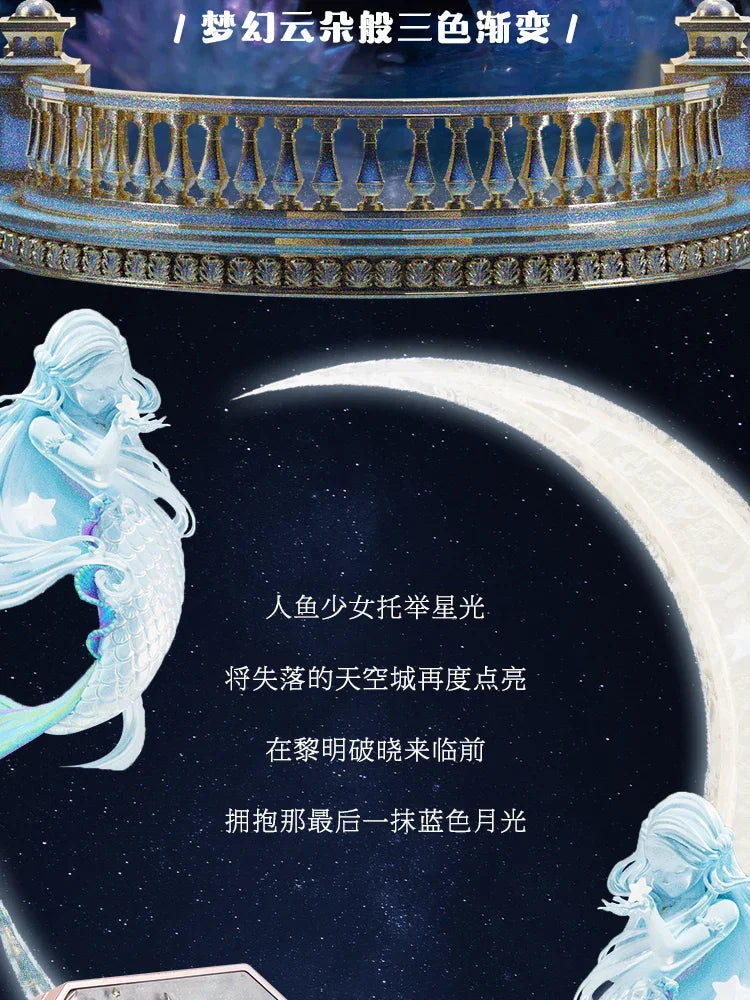 Flower Knows Tri-Color Gradient Cheek Blush Moonlight Mermaid Matte Finish Vegan Cruelty Free Makeup