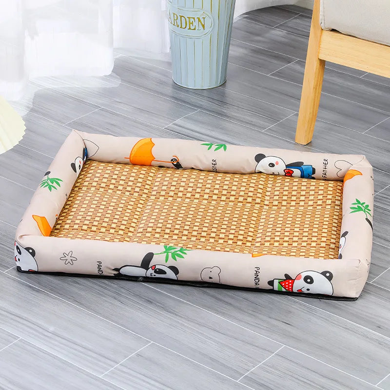 Dog And Cat Ice Cushion Summer Small And Medium Cat Sofa Cool Wear Pads Pet Bed Comfortable Wear-Resistant Pads Pet Supplies