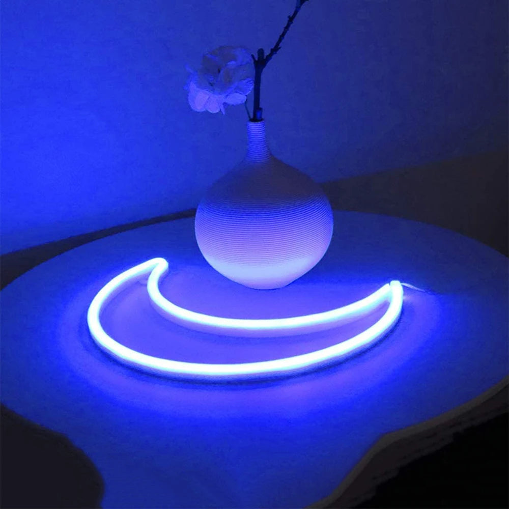 USB/Battery LED Neon Sign Lights Musical Note Wall Art Decor