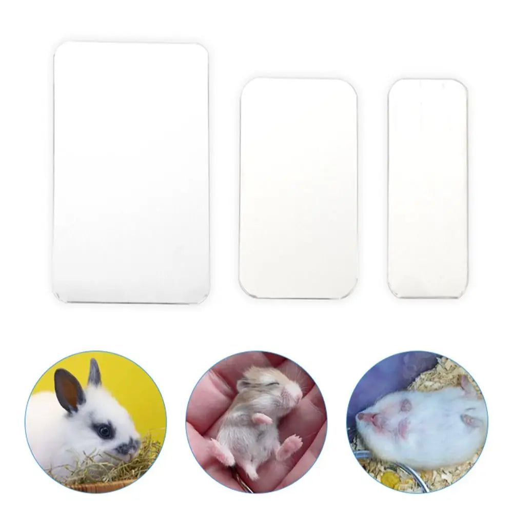 Durable Aluminium-plastic Pet Cooling Board Silver Hamster Rabbit Supplies Hamster Cooling Board Cool Pet Ice Pad