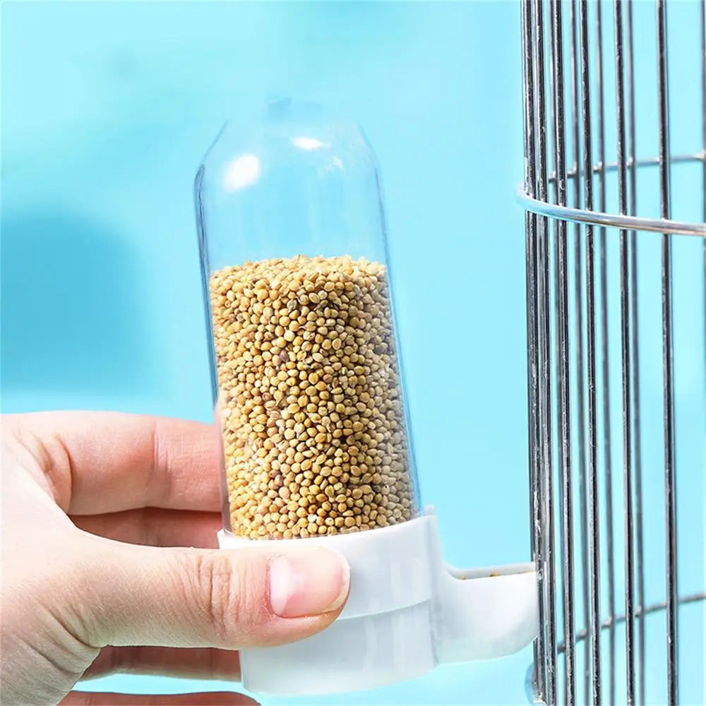 Bird Water Drinker Feeder With Clip For Parrot Cages