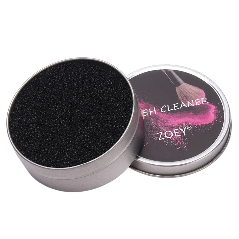 Makeup Brush Cleaner Sponge Remover Color Off Makeup Brushes Cleaning Mat Box Powder Brush Washing Cosmetic Clean